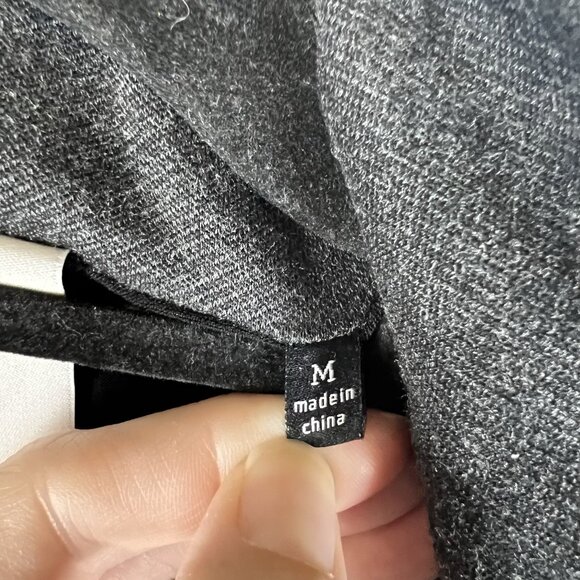 CAbi 3184 Mesh Back Jacket in Heather Gray Stretch Ponte Twill Coat M $189 - Picture 7 of 12